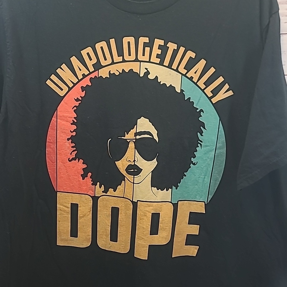 Port & Company black graphic tee - Picture 2 of 6